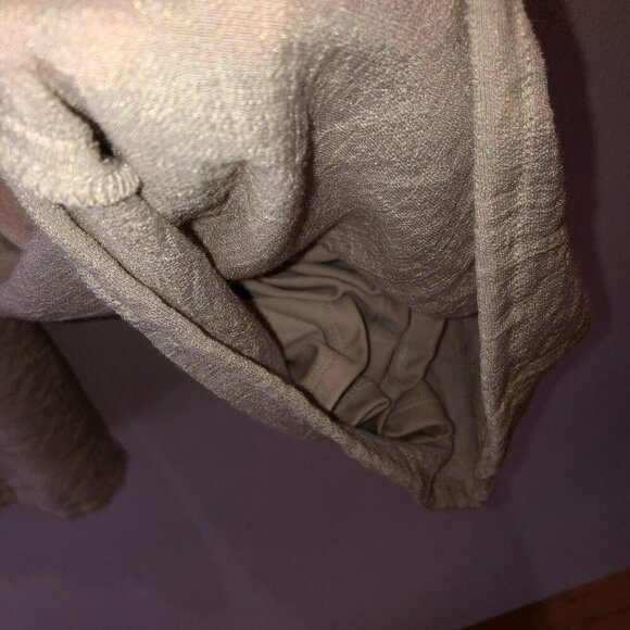 NWT New Directions Womens XL Sand Elastic Waist Wide Leg Lined Trousers Pants - Picture 5 of 9